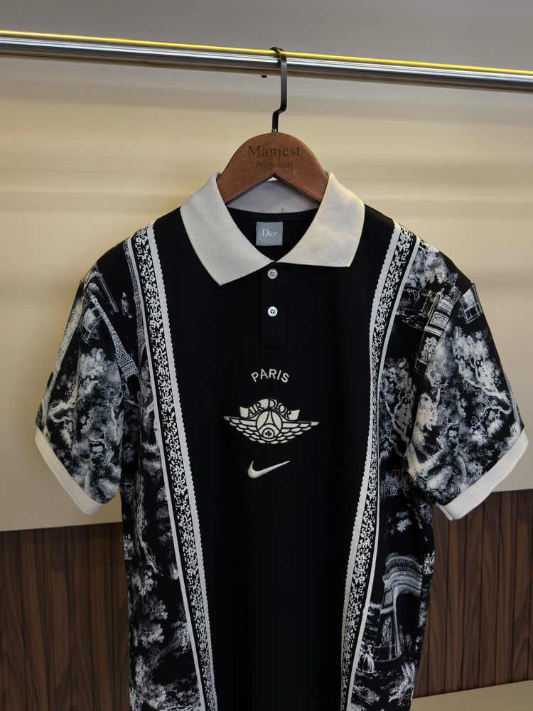 PSG-DİOR-NİKE Limited Edition Polo Shirt