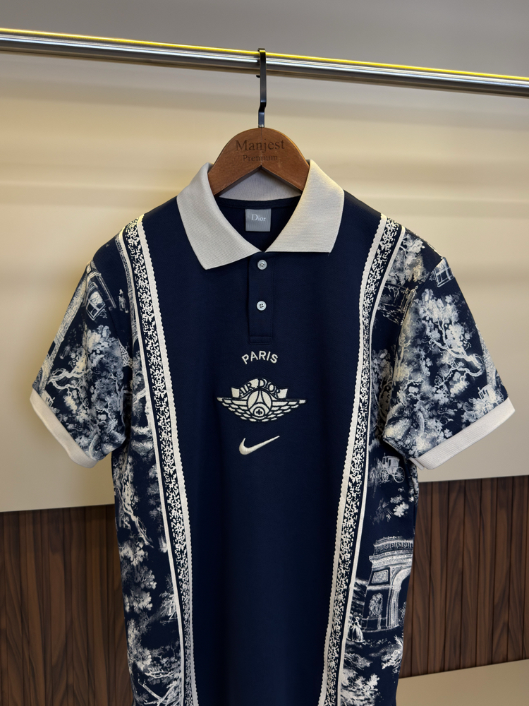 PSG-DİOR-NİKE Limited Edition Polo Shirt