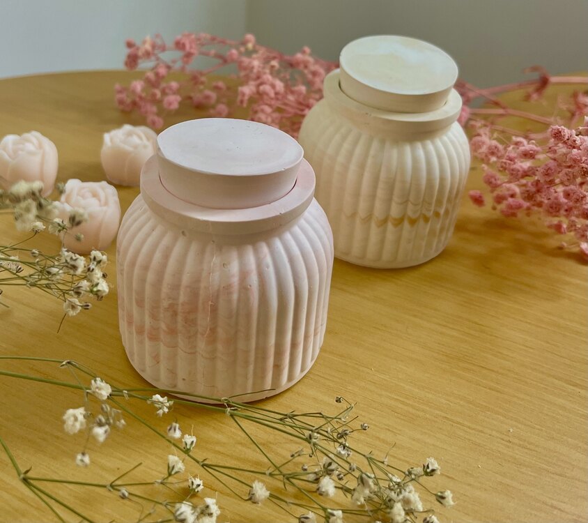 Sakura Soft -Ahşap Fitilli Kokulu Mum Seti