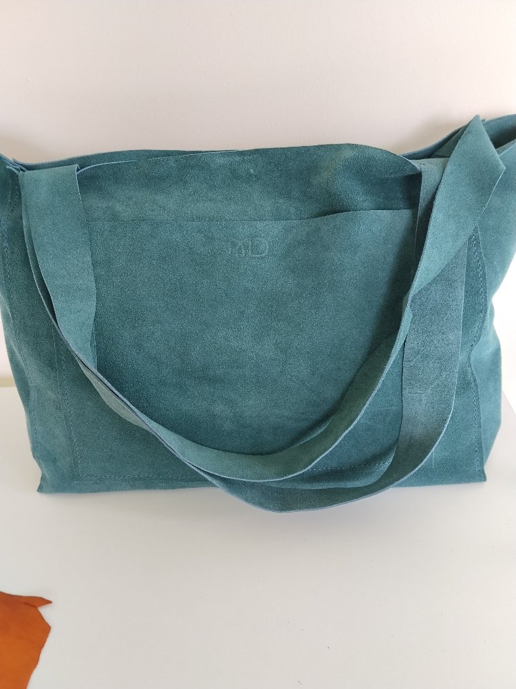 Süet Tote Çanta