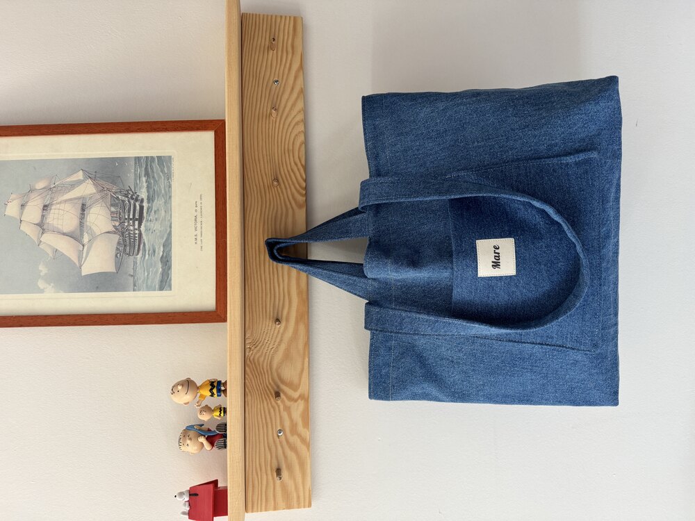 Denim tote