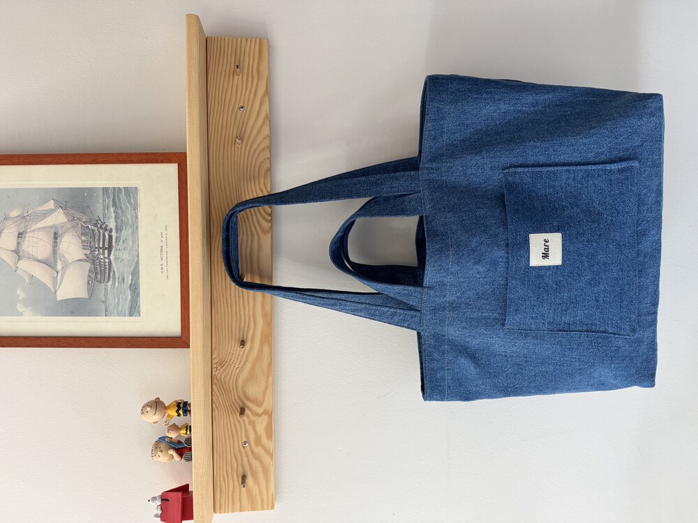Denim tote