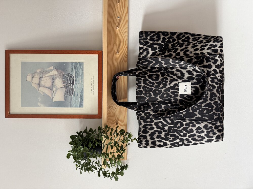 Gri Leopar tote