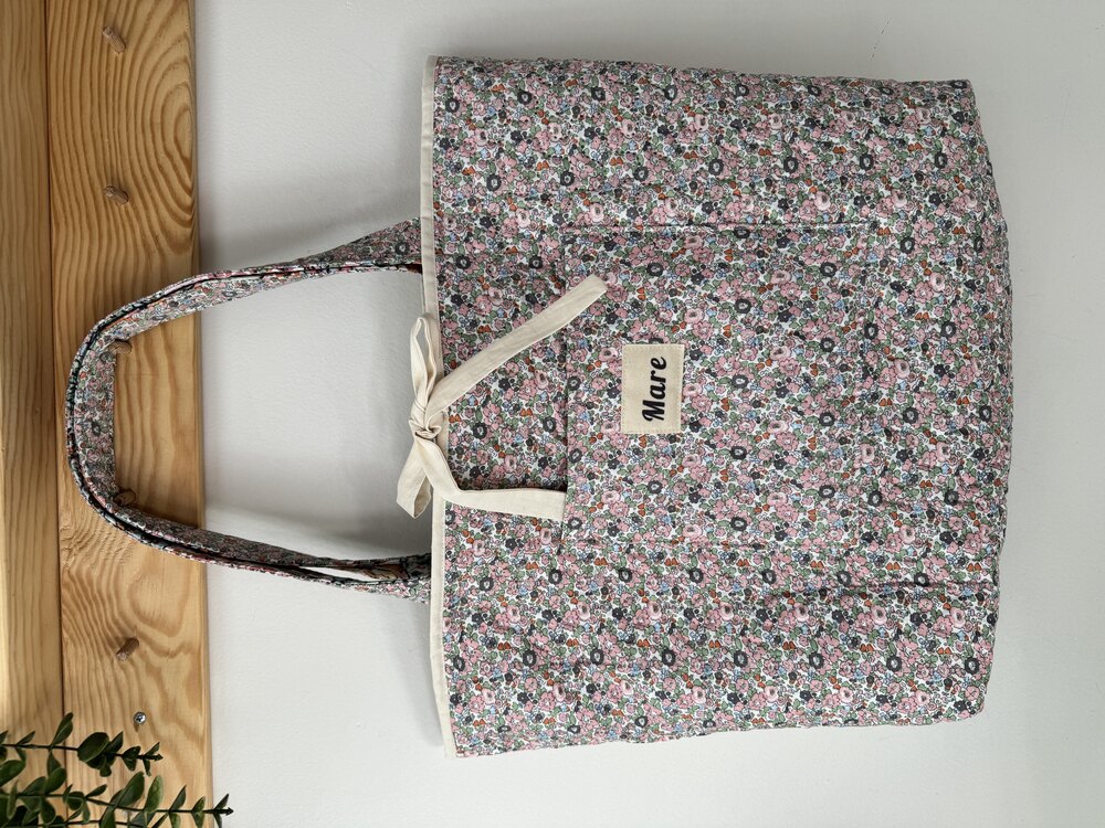 Yeşil bahar xl tote çift taraflı