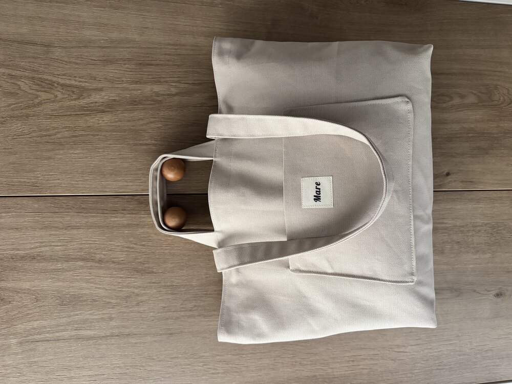 Kanvas tote (bej)