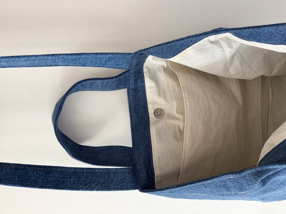 Denim tote