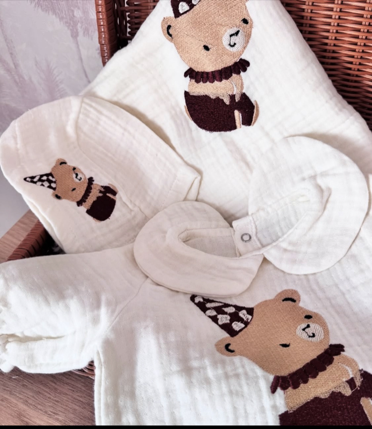 Bordo ayıcık set