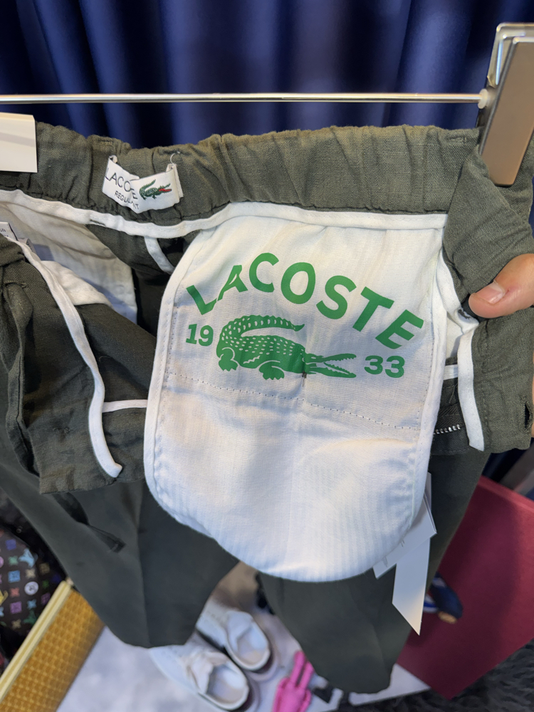 Lacoste %100 Keten Premium Pantolon 