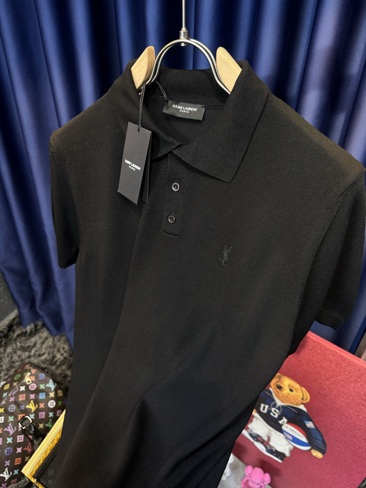 YSL Appliquéd %100 Cotton Premium Tshirt