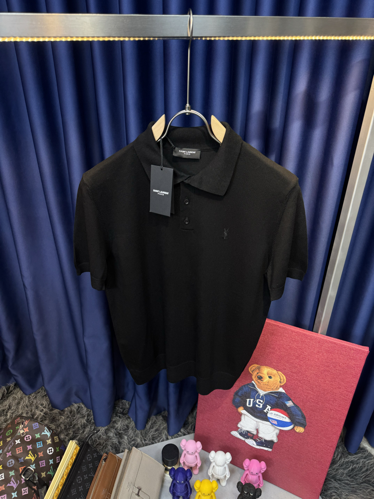 YSL Appliquéd %100 Cotton Premium Tshirt