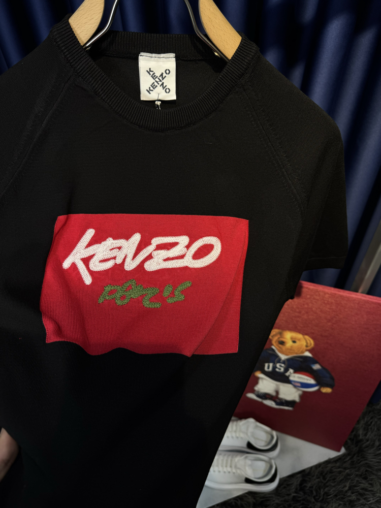 Kenzo Paris Örme Premium T-Shirt