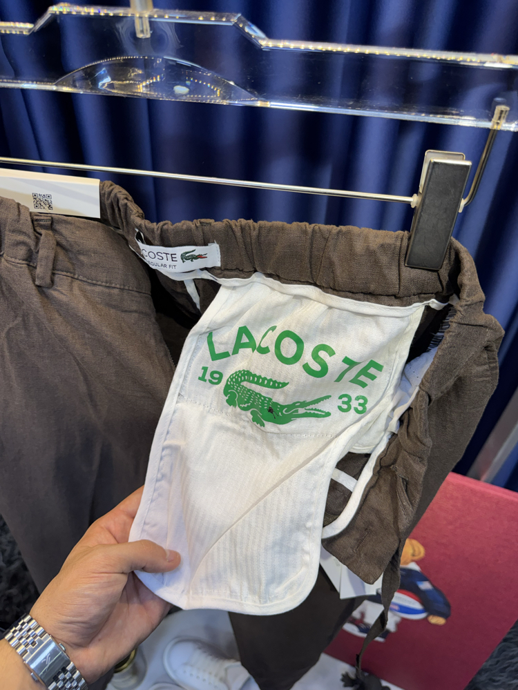 Lacoste %100 Keten Premium Pantolon 