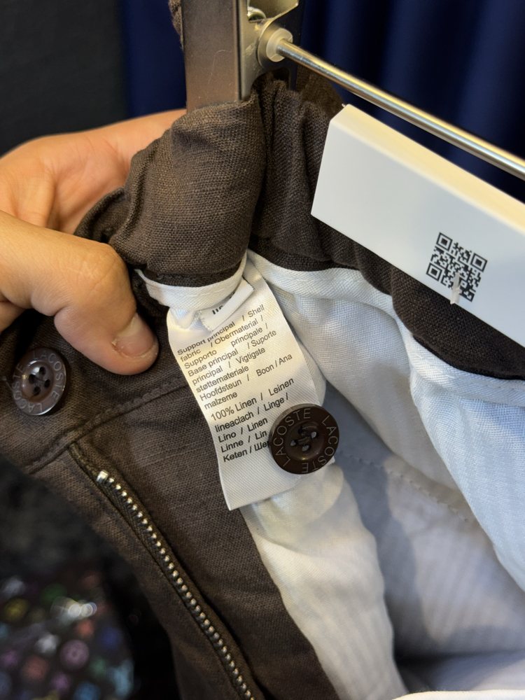 Lacoste %100 Keten Premium Pantolon 