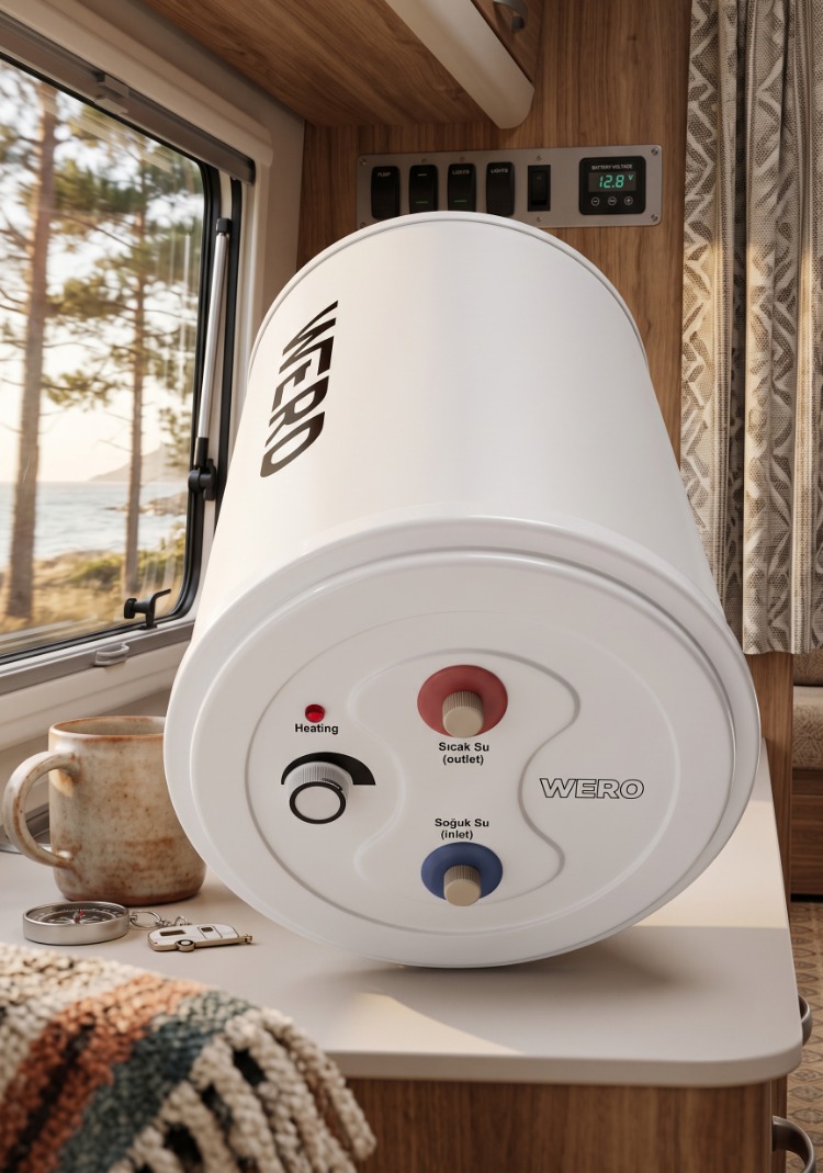 E-Boiler 10 Litre 12V Karavan Su Isıtıcı