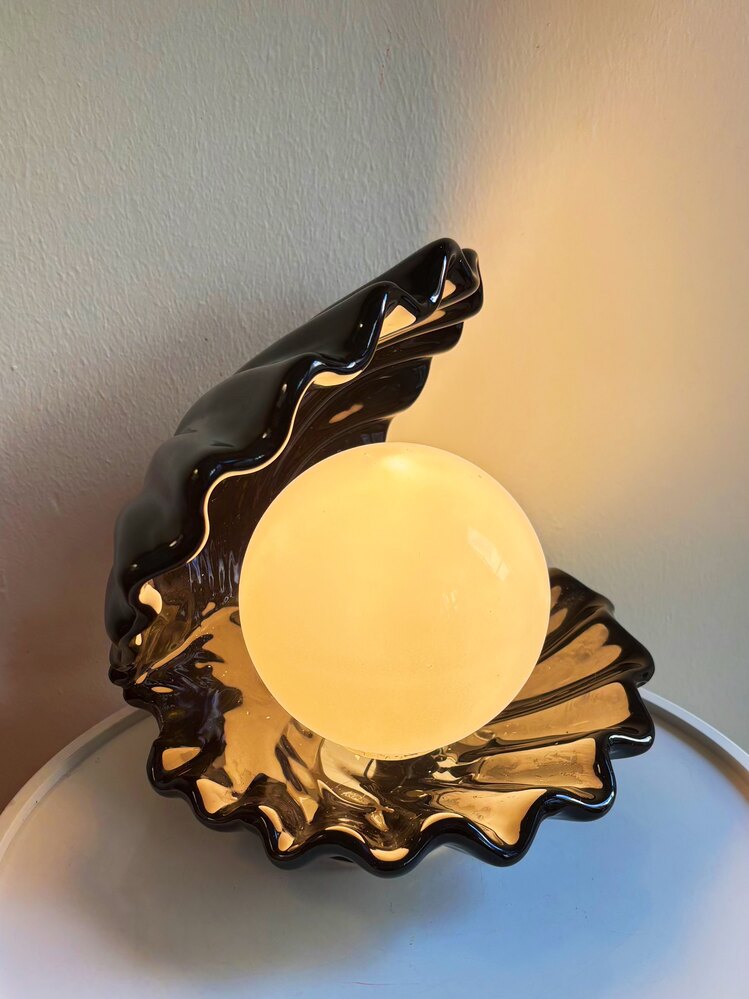 60’s French Seashell Lamp 