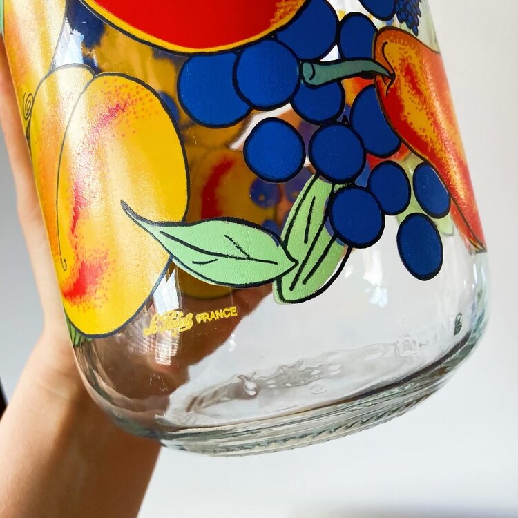70’s French XL Fruity Jar