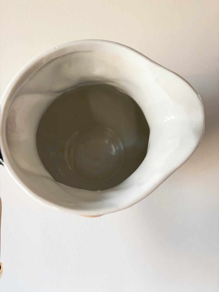 Yuzu Embossed Ceramic Jug 