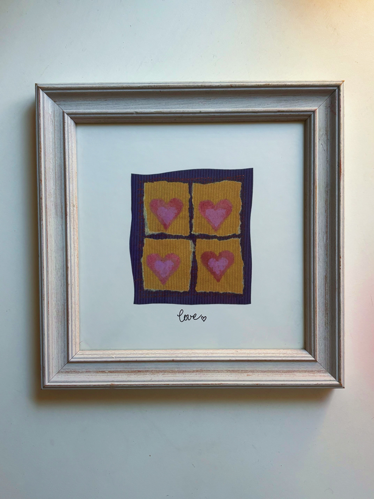 “Friendship Sayings: Love” Framed Art 
