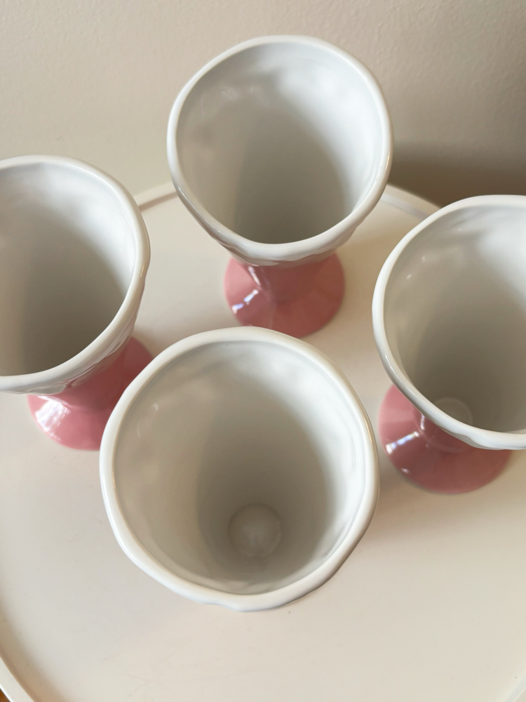 Pink Ice Cream Dessert Cups