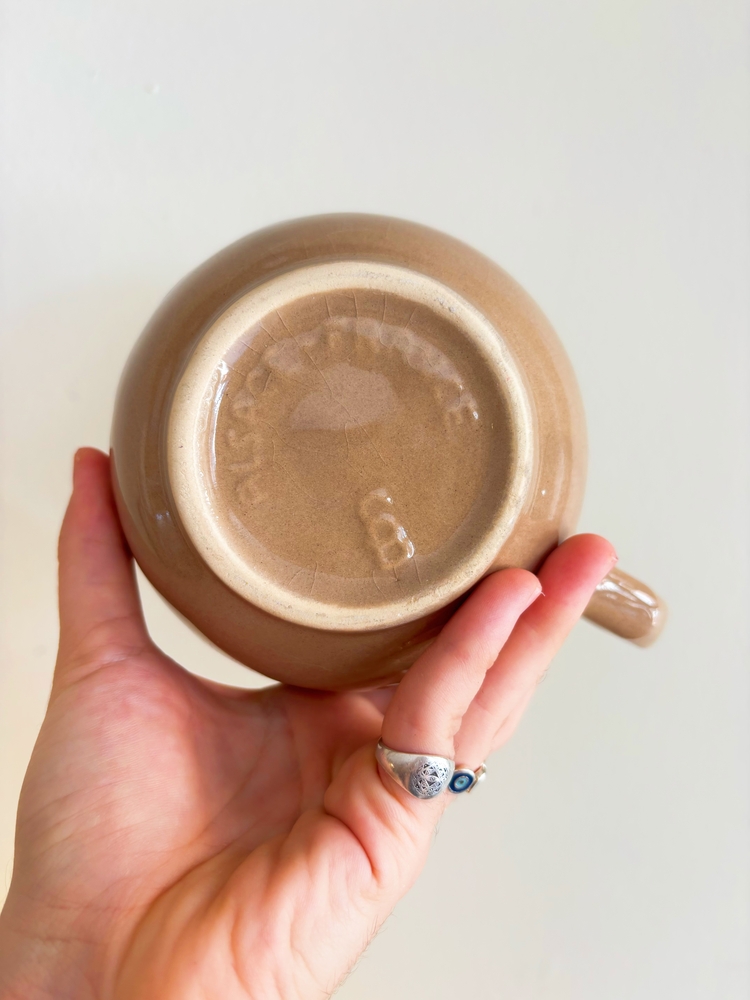 French “The Gingerbread Couple” Handmade Soup Mug