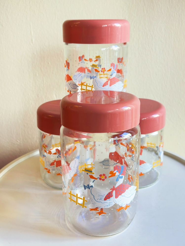 (660 ml) 80’s French Goose Jars 