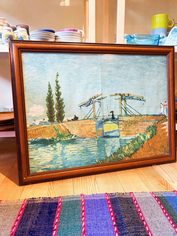 Vincent Van Gogh “Langlois Bridge” Framed Art