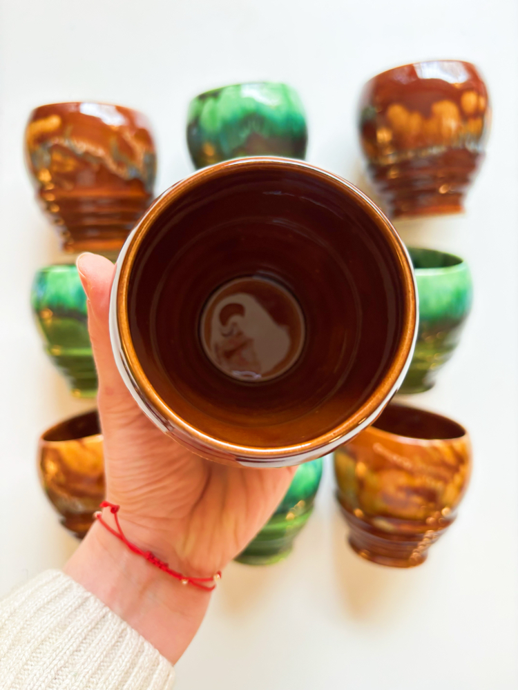 70’s Eczacibasi Handmade Ceramic Mugs