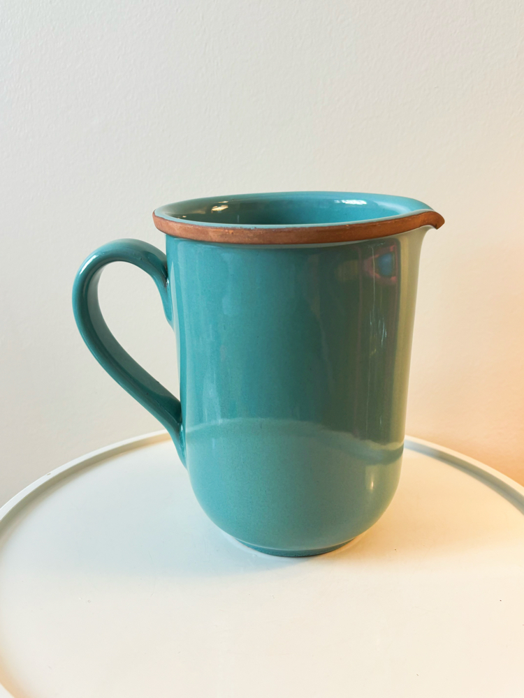 Pastel Blue Handmade Ceramic Jug Vase