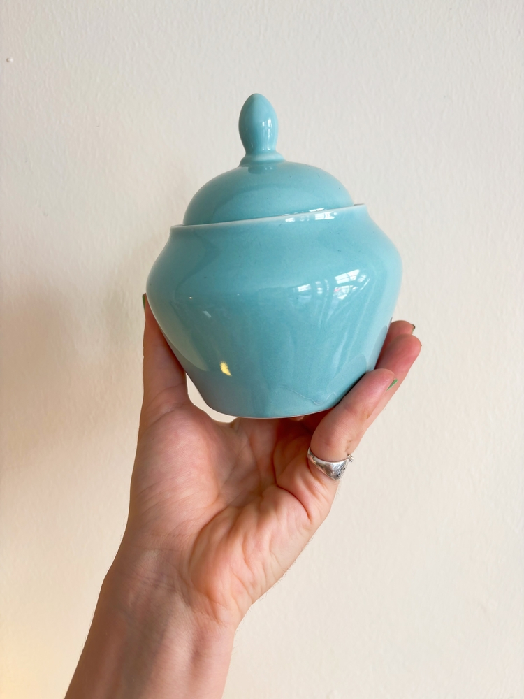 90’s Turquoise Ceramic Spice Set 