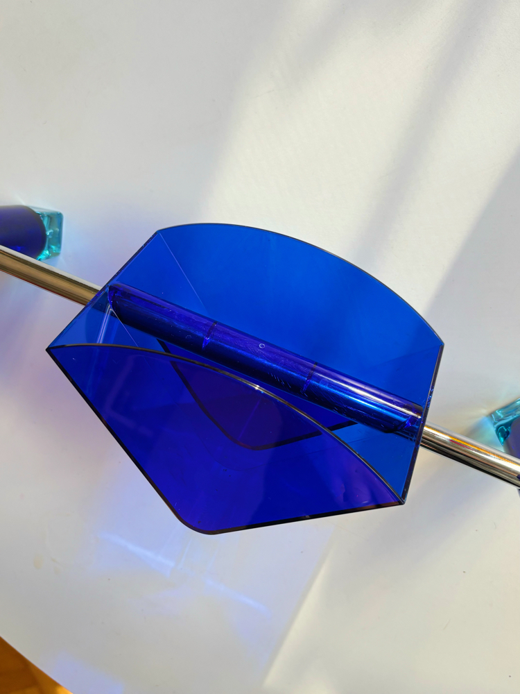 German Emsa Cobalt Blue Plexy Coffee Filter Holder 