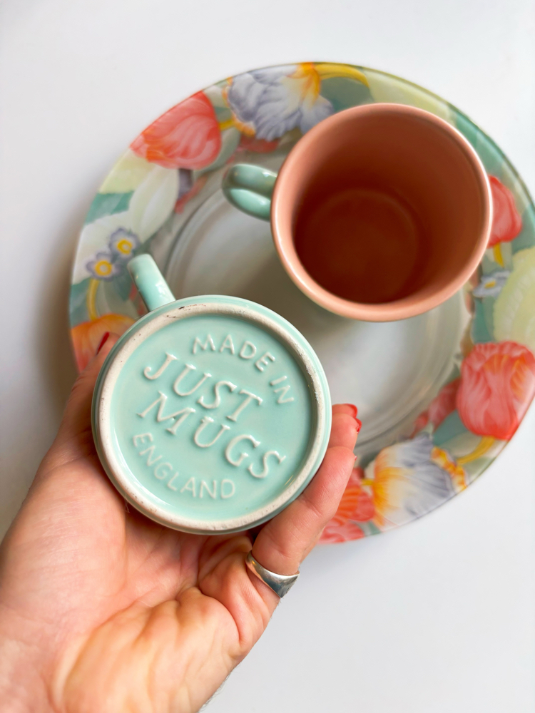 80’s English Deadstock Mugs