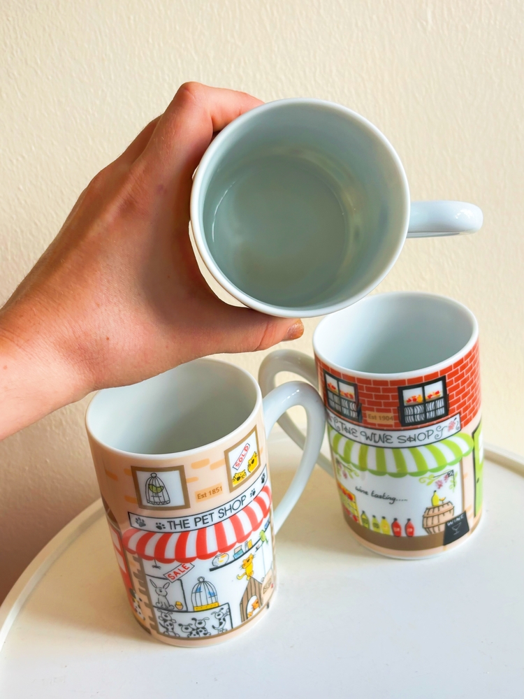 Book Shop & Wine Shop & Pet Shop Mugs