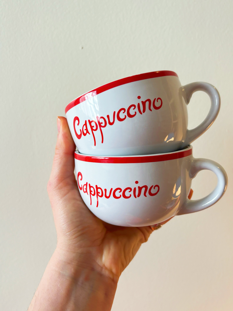 90’s Cappucino Mugs