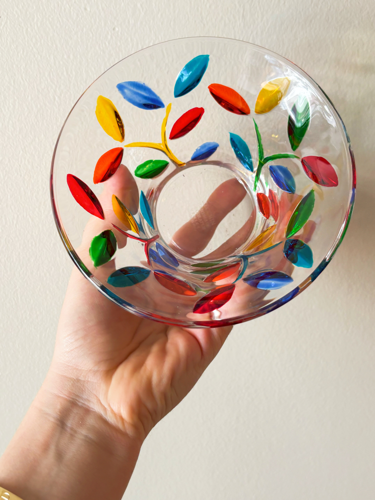 Italian Handmade Crystal Candy Bowl