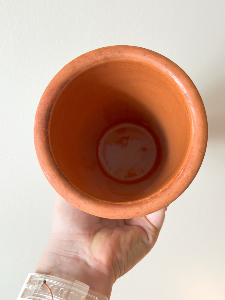 Italian Handmade Ceramic Floral Utensil Cups