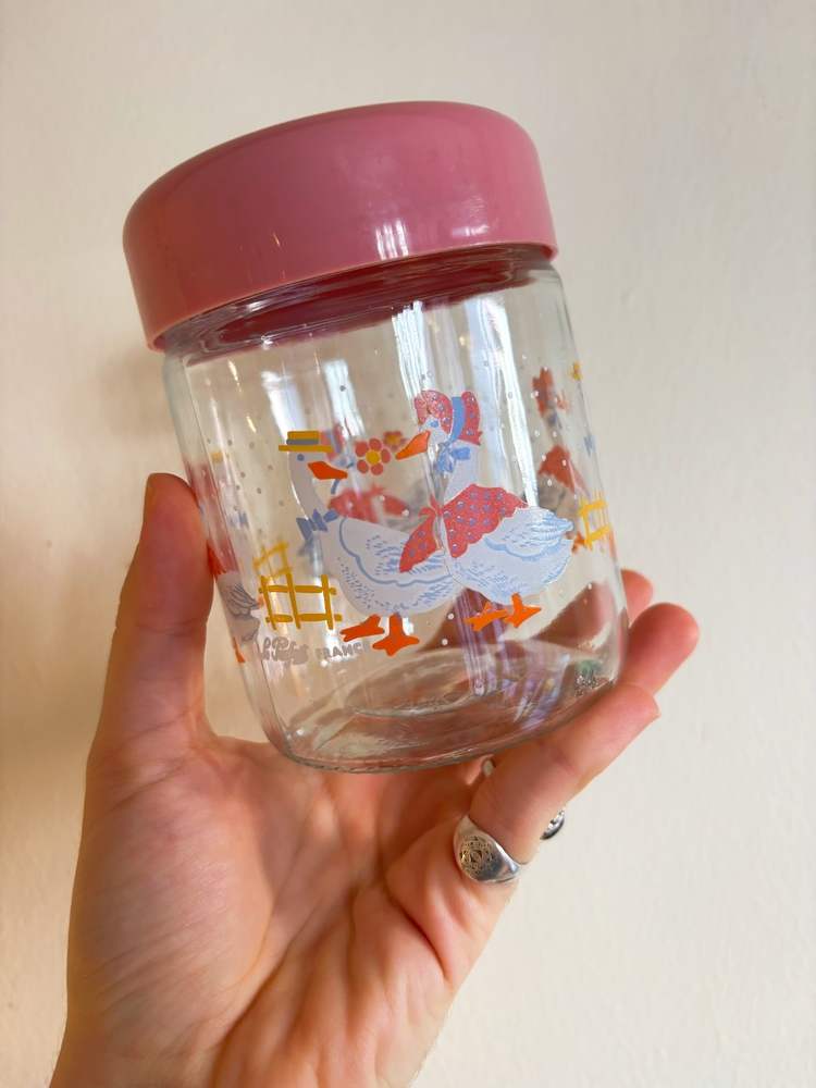 (450 ml) 80’s French Goose Jars 