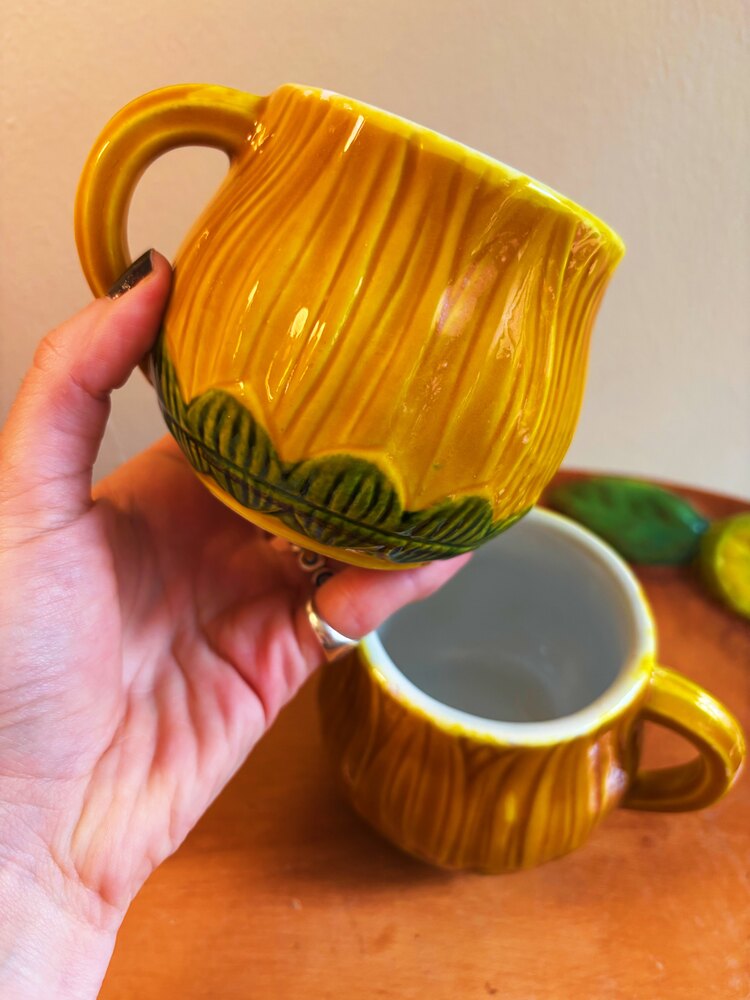 90’s Sunflower Mugs
