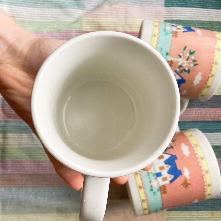 Pastel Cottage Core Ceramic Mugs