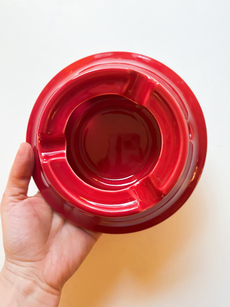 Sourcherry Red Glossy Ceramic Teapot Heater 
