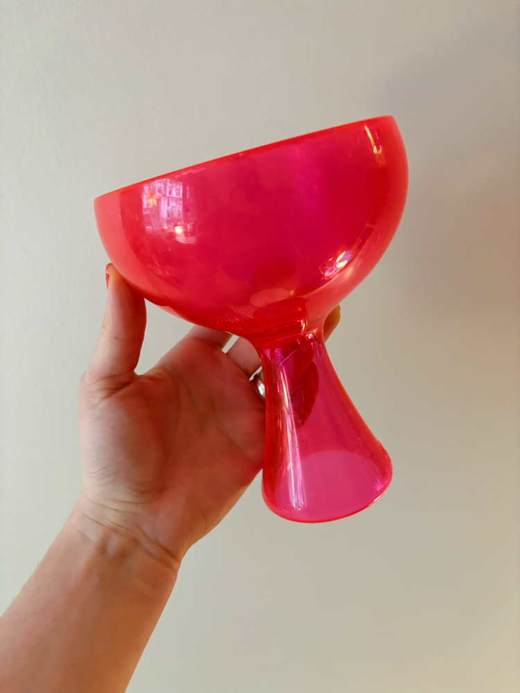 Alessi Neon Pink Bowl