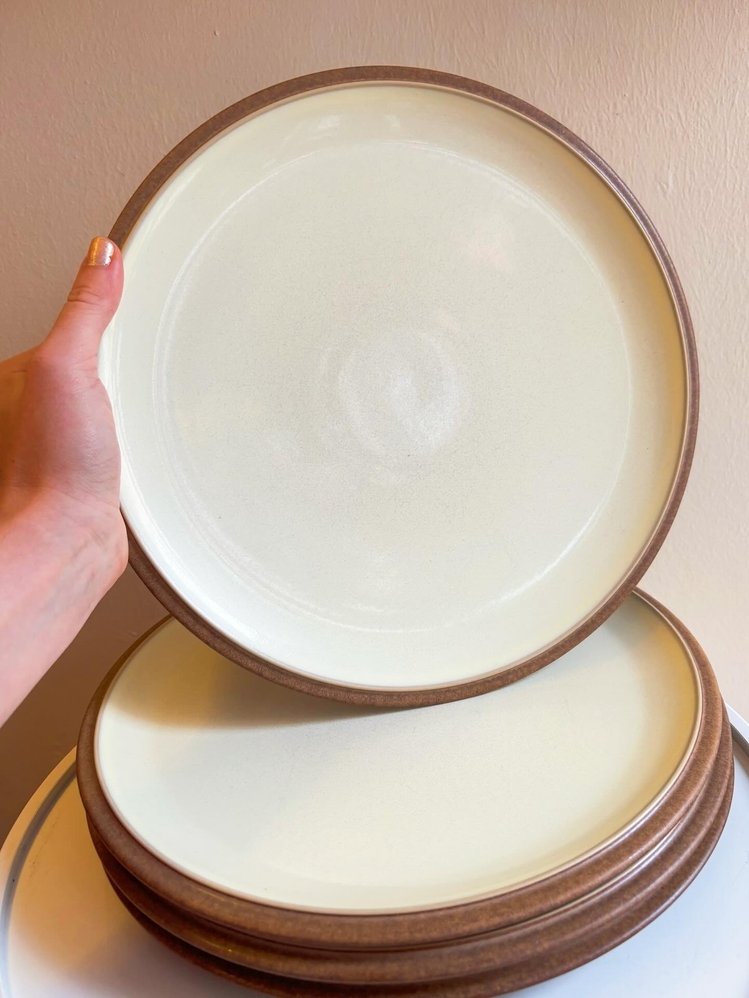 90’s English Denby Stoneware Plates 