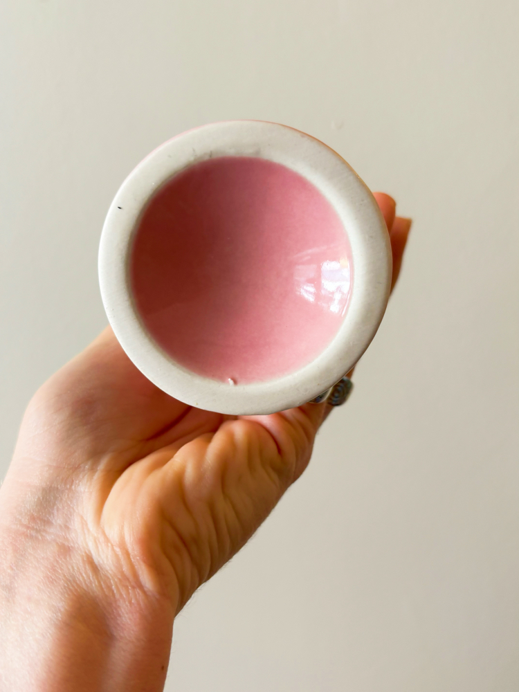 Pink Ice Cream Dessert Cups