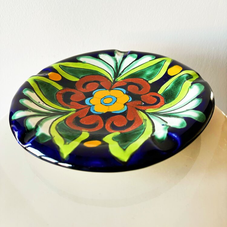 70’s Italian Handmade Large Ashtray 