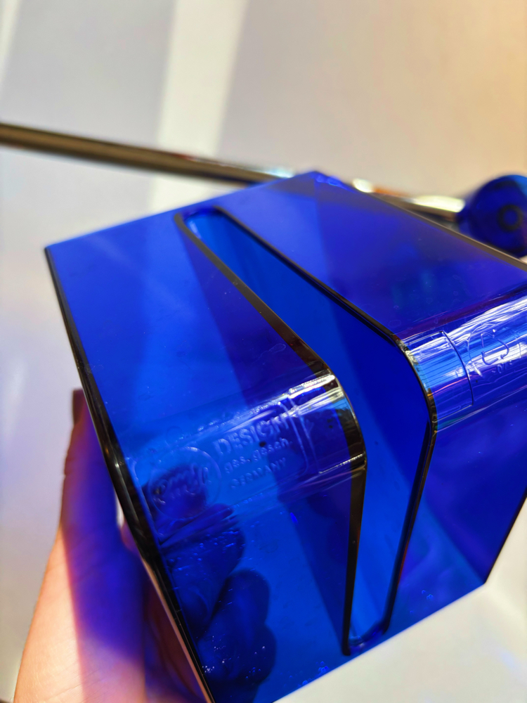 German Emsa Cobalt Blue Plexy Coffee Filter Holder 