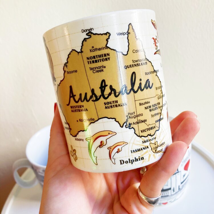 Vintage Souvenir Mugs