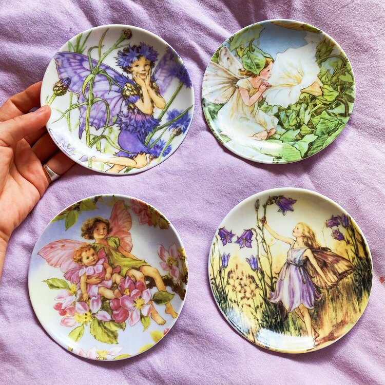 Flower Fairies Porcelain Wall Plates 
