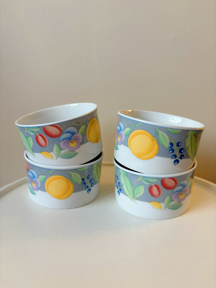 80’s Bavarian Porcelain Bowls 