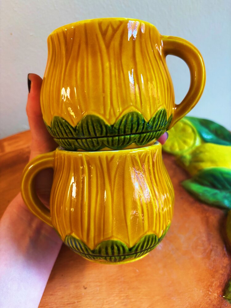 90’s Sunflower Mugs