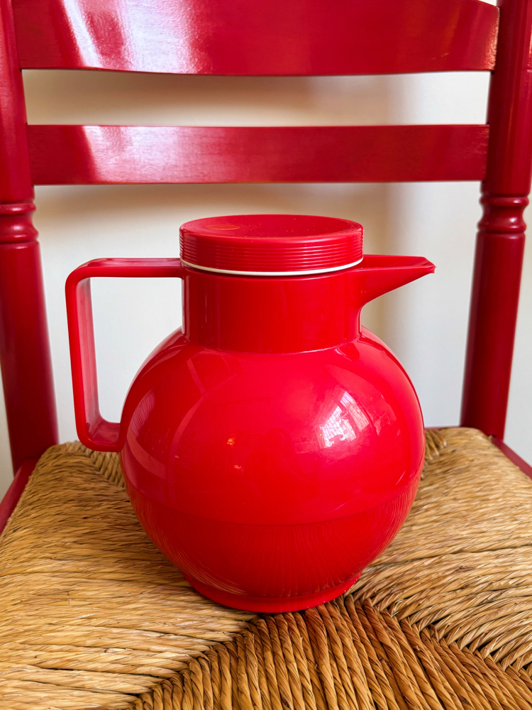 80’s Bright Red West German Thermos Jug
