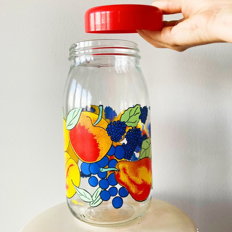 70’s French XL Fruity Jar